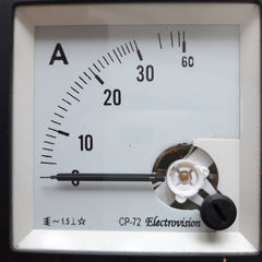 Electrovision cp-72 ammeter meter 0-60