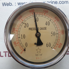Daito pressure gauge 0-60 kgf/cm2, 0-800psi