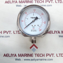 Barx0.1 glycerin fill pressure gauge 0-16 bar 0-240psi