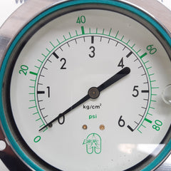 Birch 0-6 kg/cm2,0-80 psi compound gauge