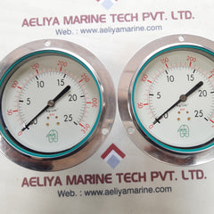 Birch 0-25 kg/cm2,0-350 psi compound gauge