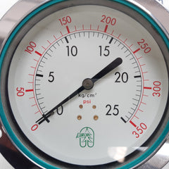 Birch 0-25 kg/cm2,0-350 psi compound gauge