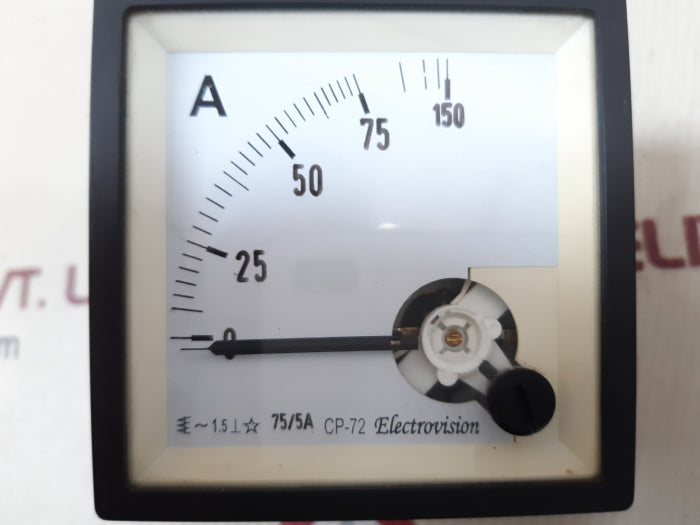 Electrovision cp-72 ammeter meter 0- 150
