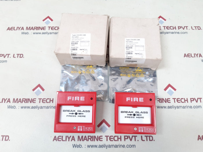 Thorn security/tyco cp520 514.001.046 manual call point