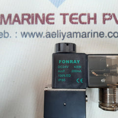 Fonray 4v210-08h dc24v pneumatic solenoid valve