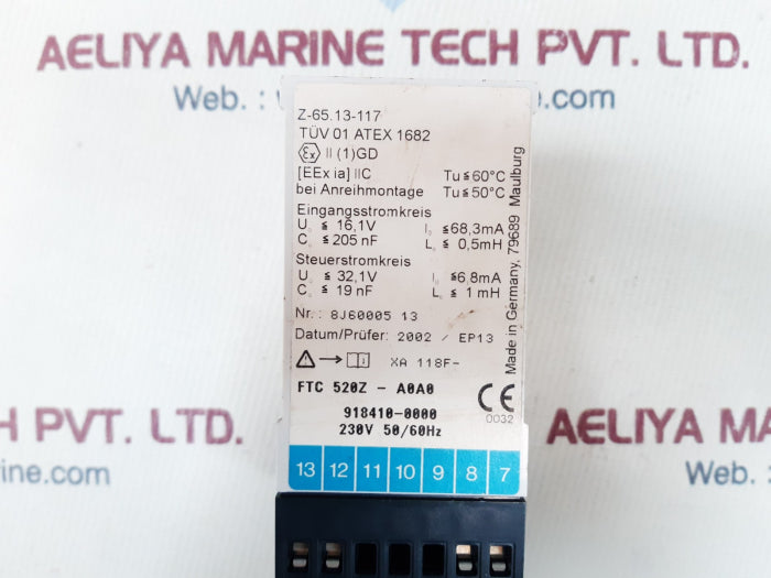 Endress + Hauser Nivotester Ftc 520 Z Level Limit Switch