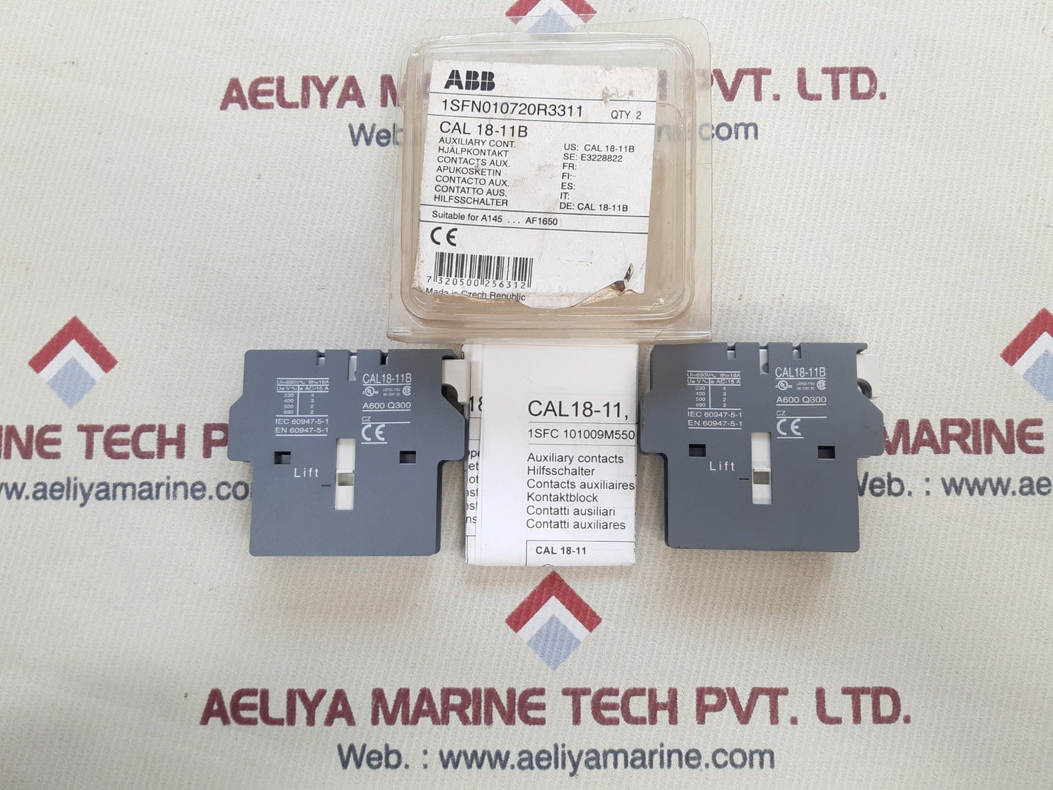 ABB Cal 18-11B Auxiliart Contact Block 1SFN010720R3311
