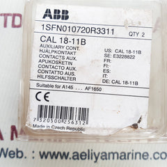 ABB Cal 18-11B Auxiliart Contact Block 1SFN010720R3311