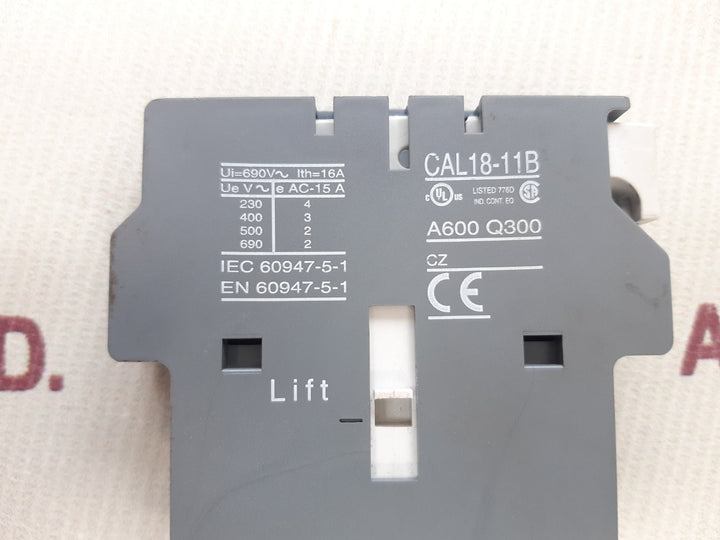 ABB Cal 18-11B Auxiliart Contact Block 1SFN010720R3311