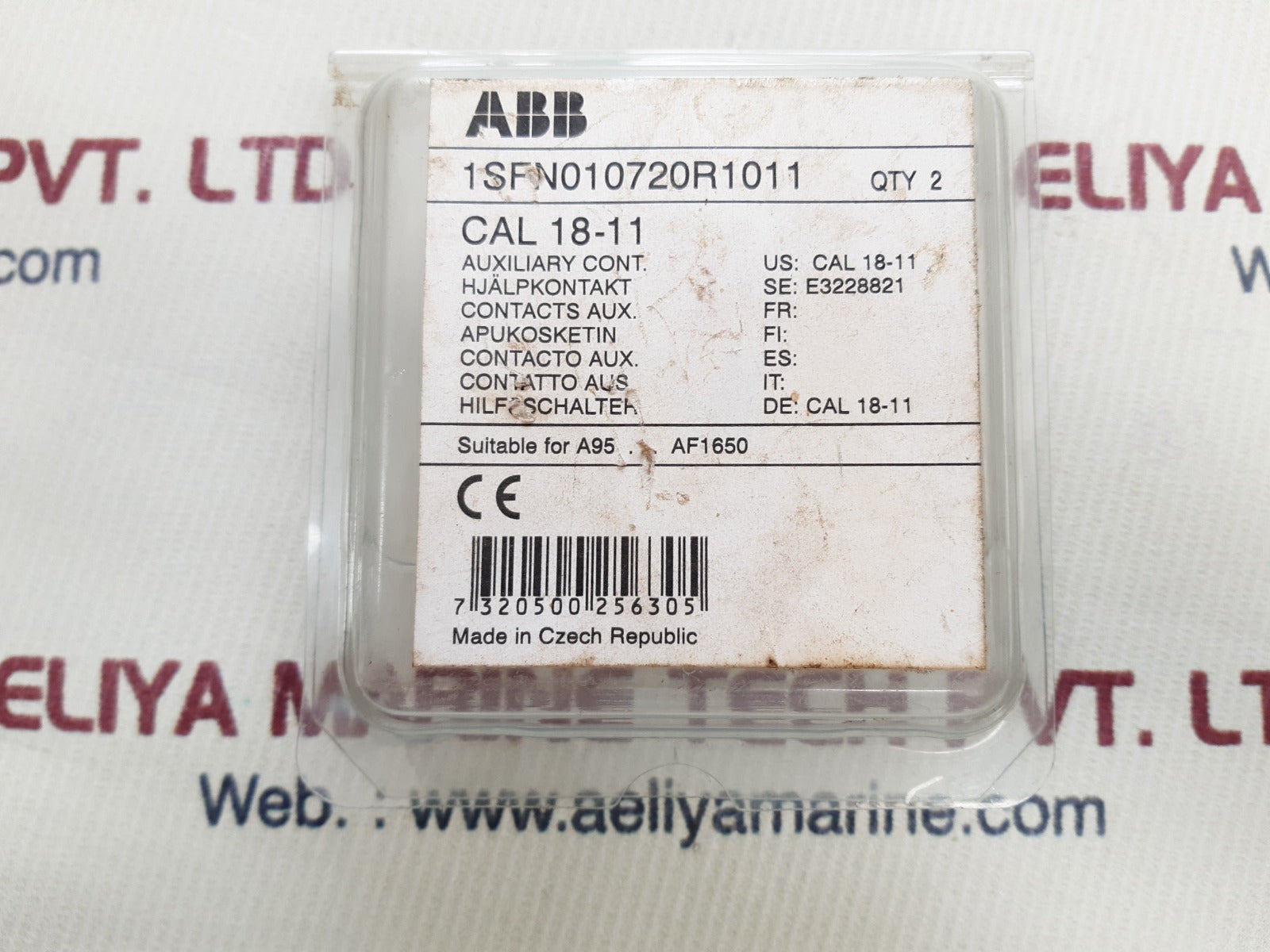 Lot of 2X ABB 1sfn010720r1011 Auxiliary Contact Switch