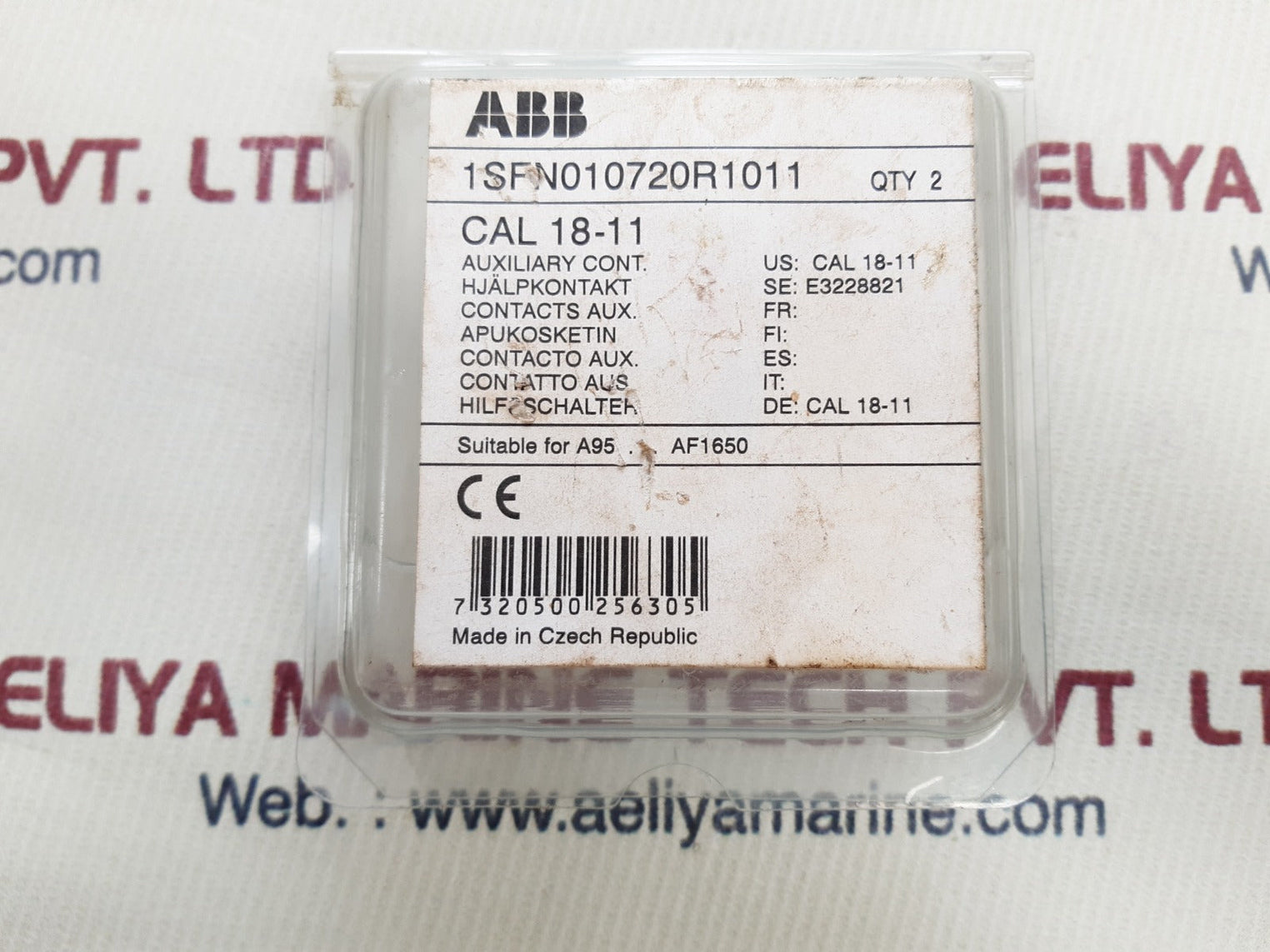 Lot of 2X ABB 1sfn010720r1011 Auxiliary Contact Switch