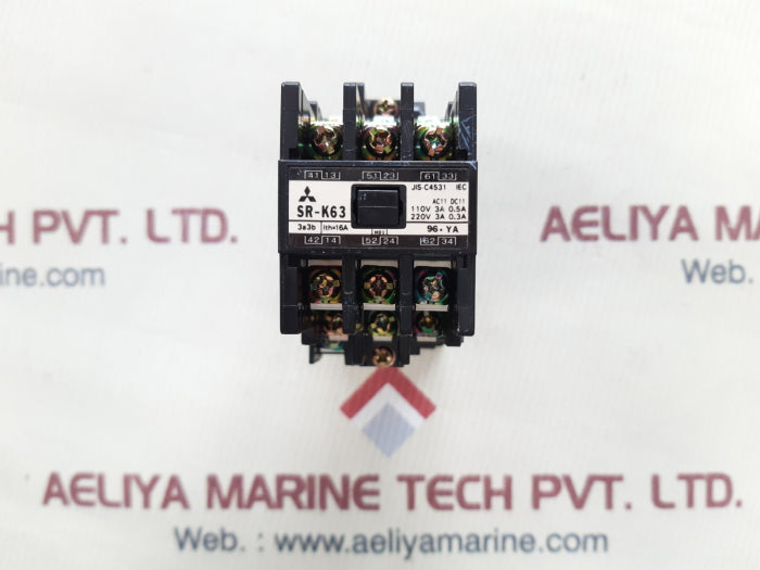 Mitsubishi Sr-k63 contactor relay 100-110v 50/60hz