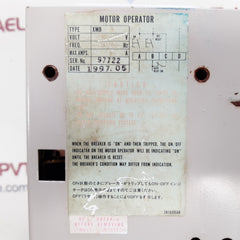 Terasaki xmb 3 motor operator 50/60hz