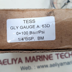 Tess en 837.1 glycerin fill pressure gauge 0-1500psi