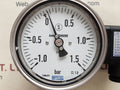 Wika pgt23.100 flange diaphragm with gauge bar -1.0 to 1.5