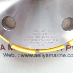 Wika pgt23.100 flange diaphragm with gauge bar -1.0 to 1.5