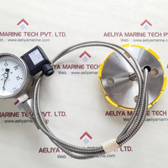 Wika pgt23.100 flange diaphragm with gauge 0 to 25 bar