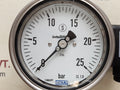 Wika pgt23.100 flange diaphragm with gauge 0 to 25 bar