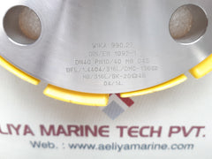 Wika pgt23.100 flange diaphragm with gauge 0 to 25 bar