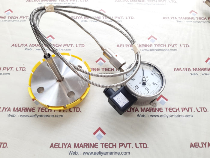 Wika pgt23.100 flange diaphragm with gauge 0 to 25 bar