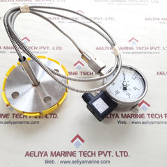 Wika pgt23.100 flange diaphragm with gauge 0 to 25 bar