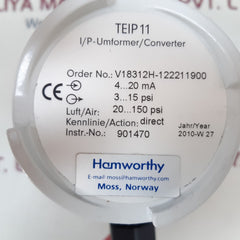 Hamworthy teip11 i/p-umformer/converter