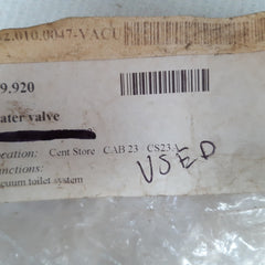 Evac 5774000 Vacuum Toilet Water Valve 582.010.0047-vacu