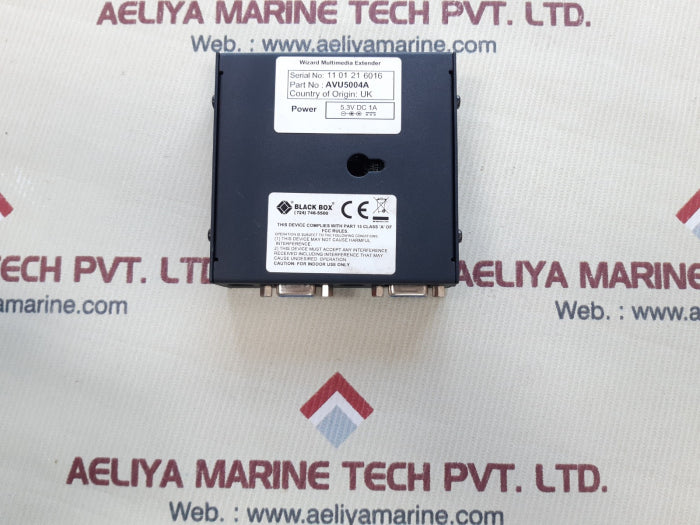 Black Box Avu5004A Wizard Multimedia Extender Transmitter