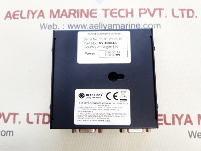Black Box Avu5004A Wizard Multimedia Extender Transmitter
