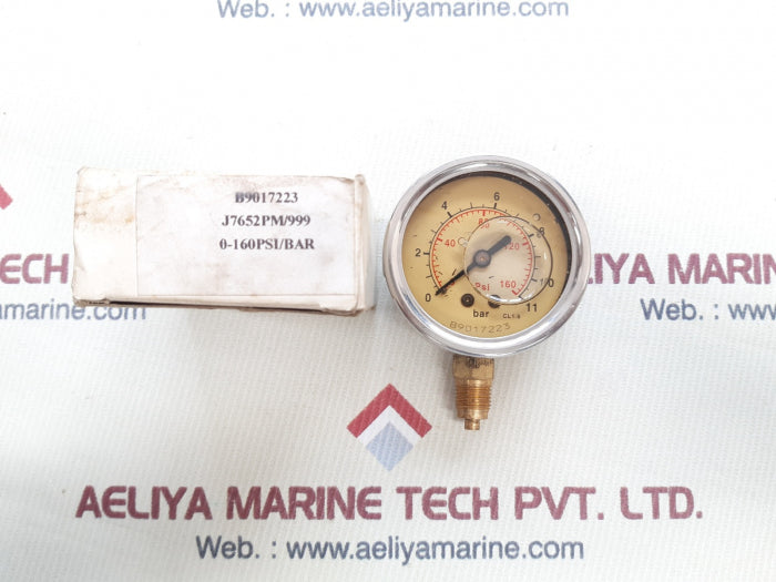 Cl1.6 pressure gauge 0-160psi 0-11bar