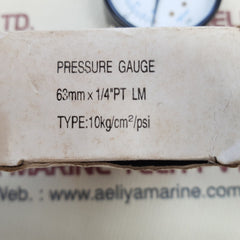 10kg/cm²/psi pressure gauge