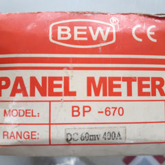 Bew bp-670 panel meter 0-400a