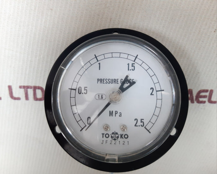 Toako pressure gauge 0-2.5mpa