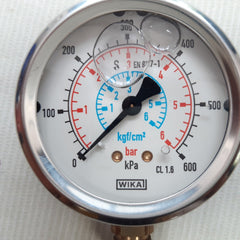 Wika en 837-1 cl 1.6 pressure gauge