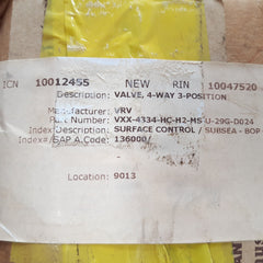 Versa Vxx-4334-hc-h2-ms-u-29G-d024 4-way Solenoid Directional Control Valve