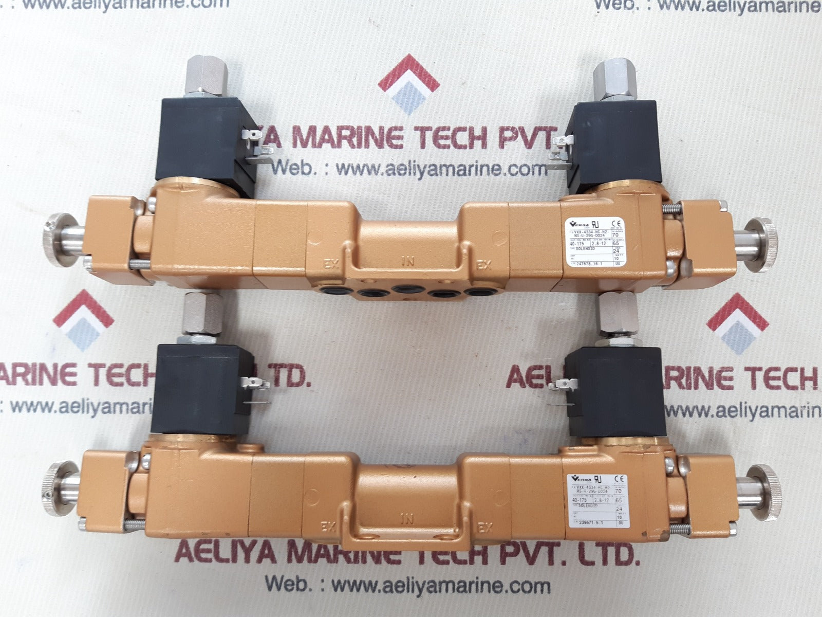 Versa Vxx-4334-hc-h2-ms-u-29G-d024 4-way Solenoid Directional Control Valve