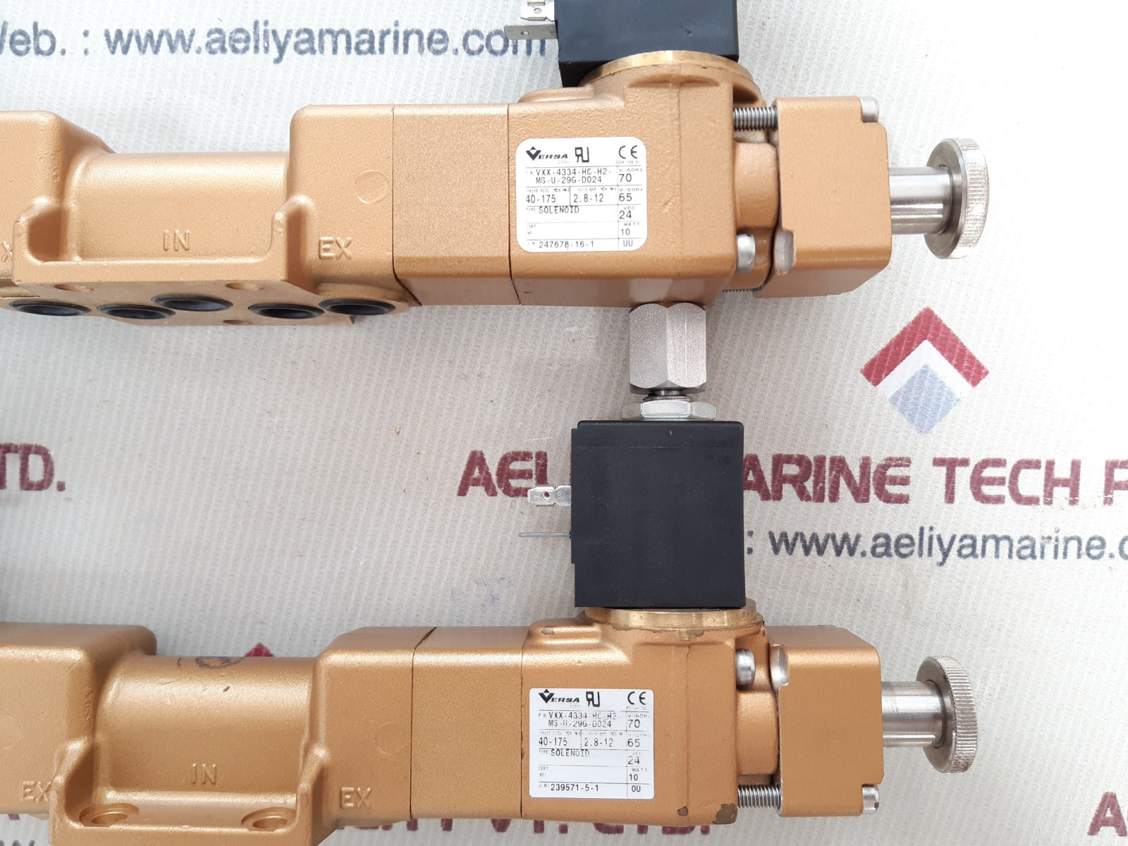 Versa Vxx-4334-hc-h2-ms-u-29G-d024 4-way Solenoid Directional Control Valve
