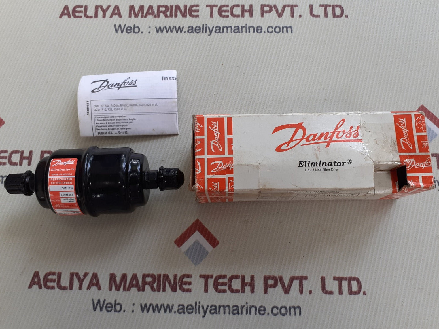 Danfoss Eliminator Dml032 Refrigerant Filter Drier 023Z5035