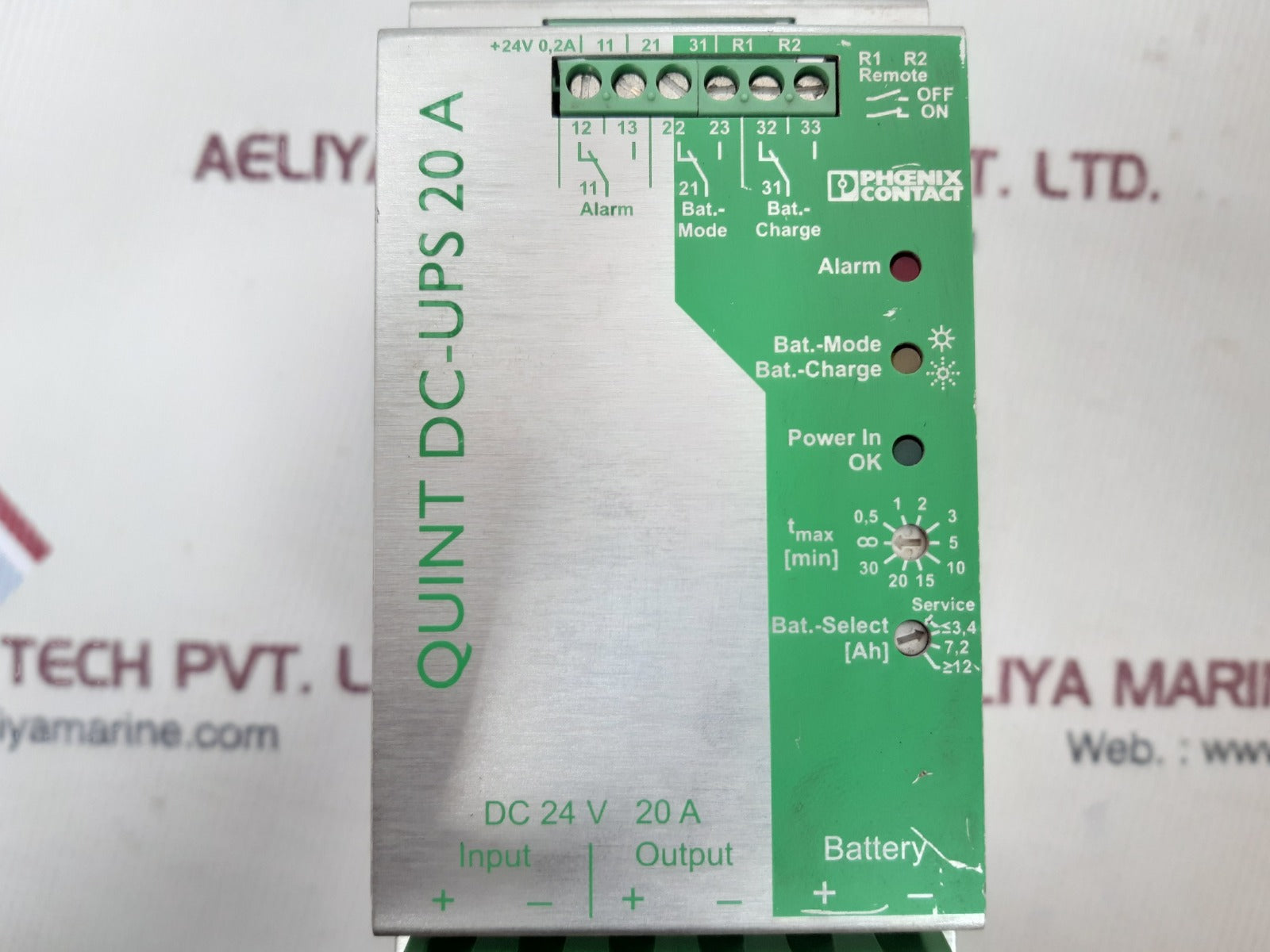 Phoenix contact quint dc-ups/24dc/20 power supply