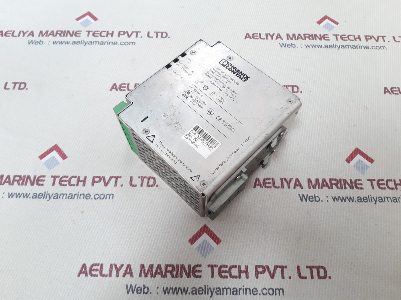 Phoenix contact quint dc-ups/24dc/20 power supply