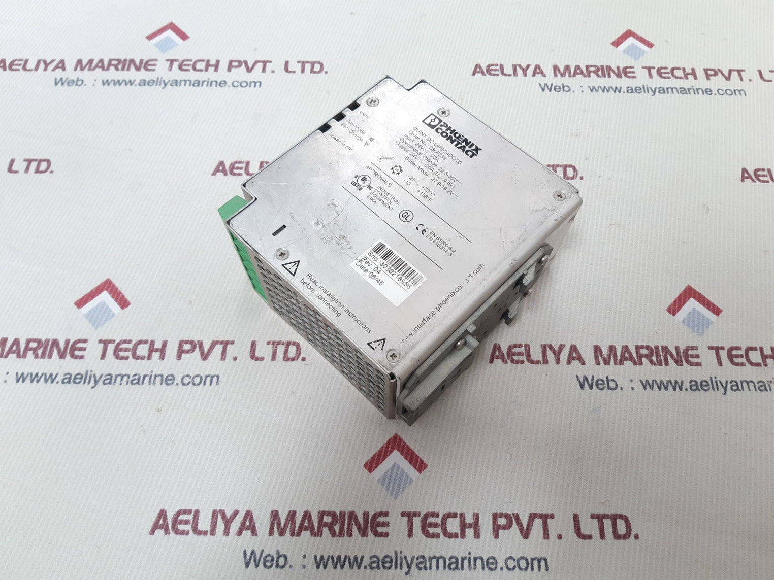 Phoenix contact quint dc-ups/24dc/20 power supply