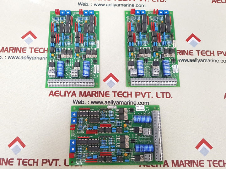 Liaaen Helitron 890110 Printed Circuit Board Type 2 Rev.C V2 3406 94 V-0