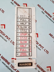 Nabco main engine telegraph (dial)