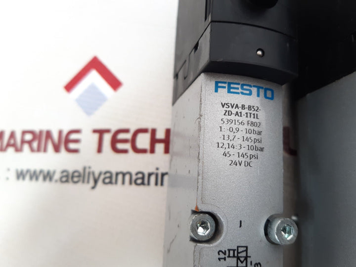 Festo vsva-b-b52-zd-a1-1t1l solenoid valve 539156 f802