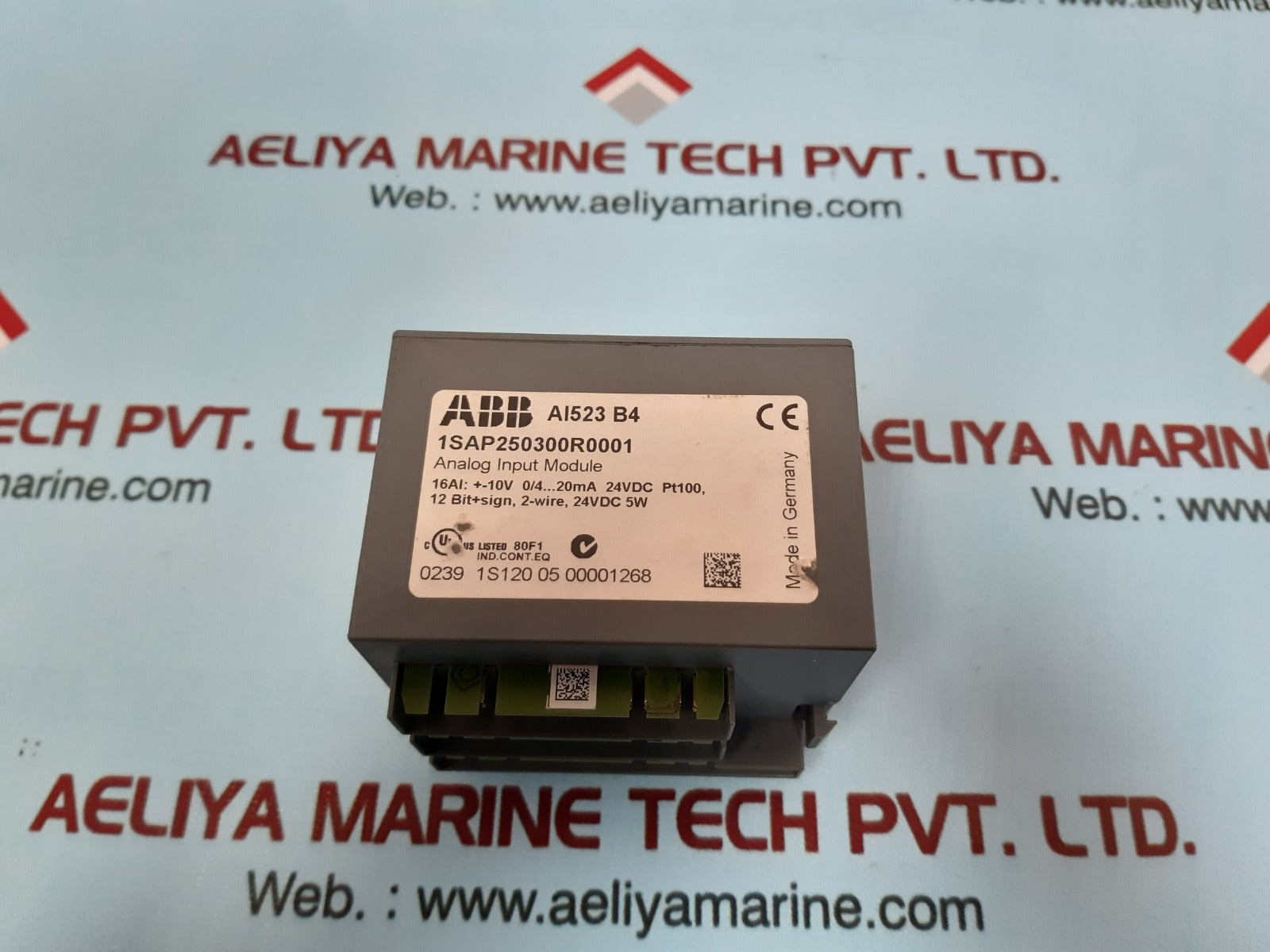 Abb Ai523 B4 16Ai Analog Input Module 1Sap250300R0001