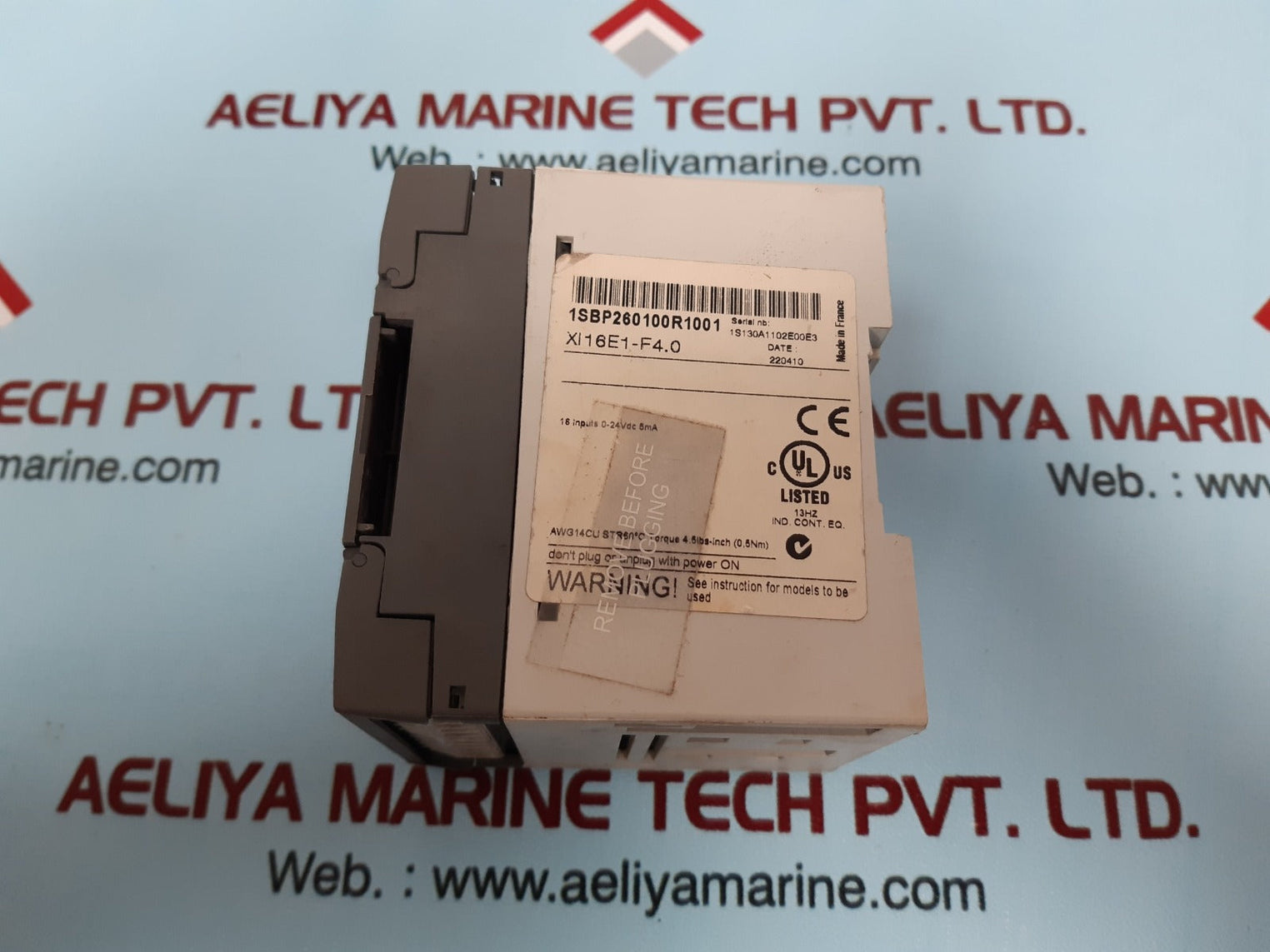 Abb Xi16E1-f4.0 Input Module 1Sbp260100R1001 0-24Vdc