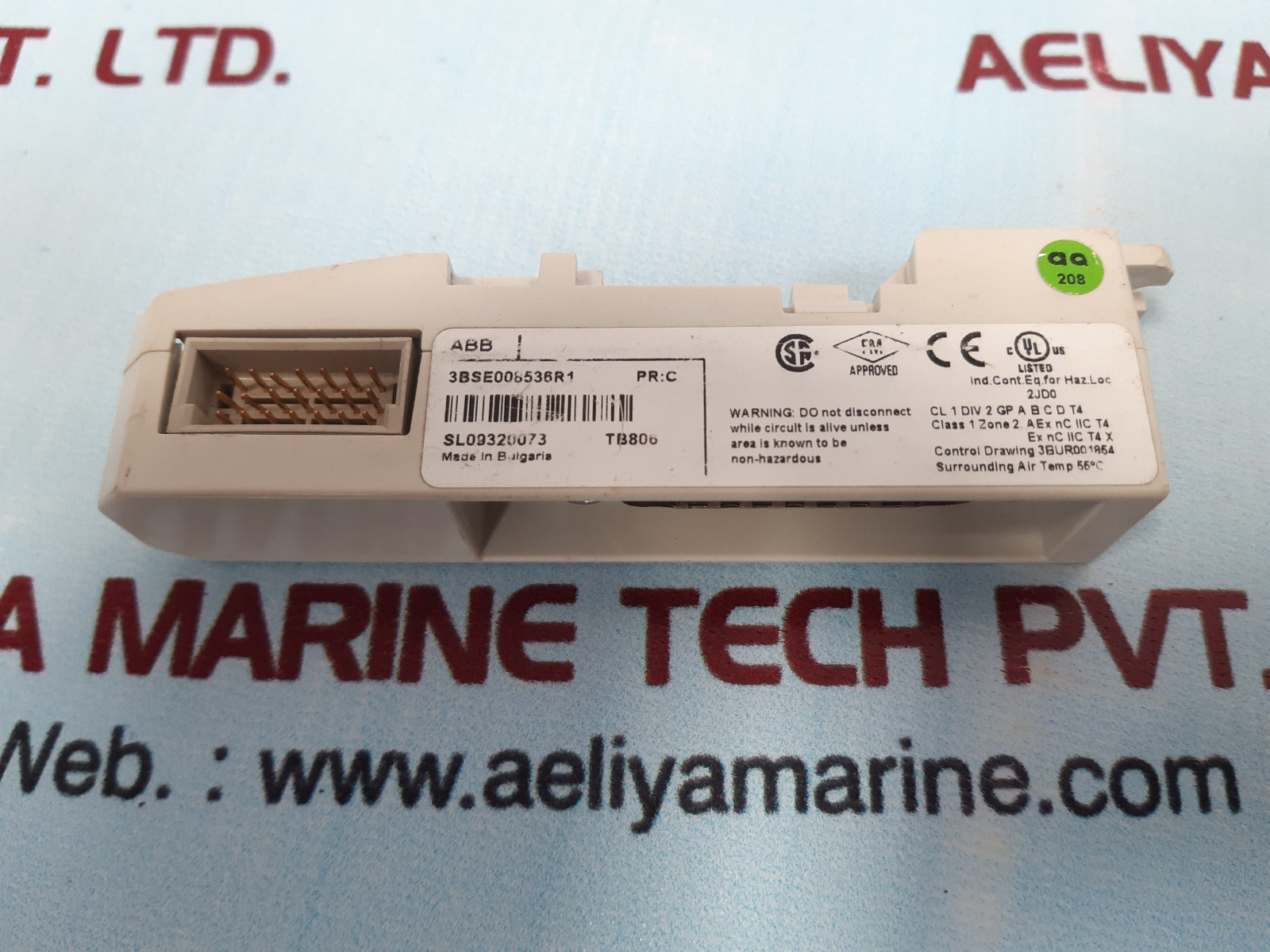Lot Of 2X Abb 3Bse008536R1 Bus Outlet Module Cable Adapter