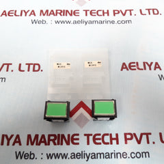 Lot of 2X IDEC MA3L-M1341G Illuminated Push Button Switch