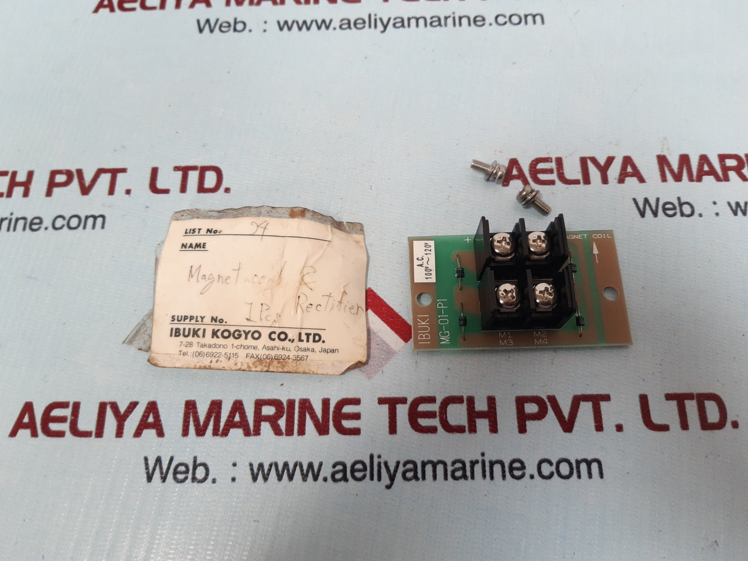 Ibuki MG-01-P1 Magnet Coil & Rectifier