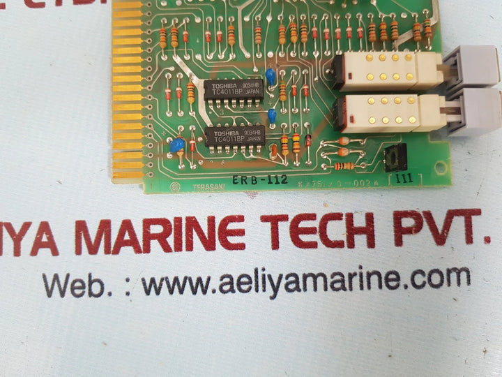 Terasaki Erd-112 Printed Circuit Board K/751/3-002A